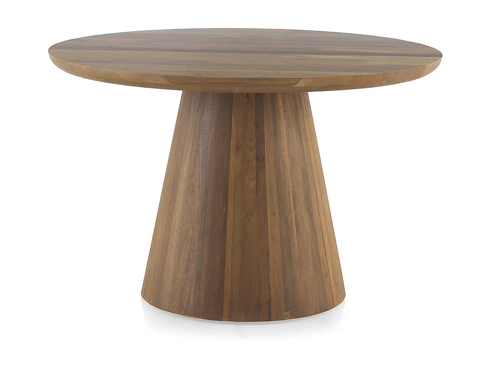 Brauner Jambul-Massivholztisch