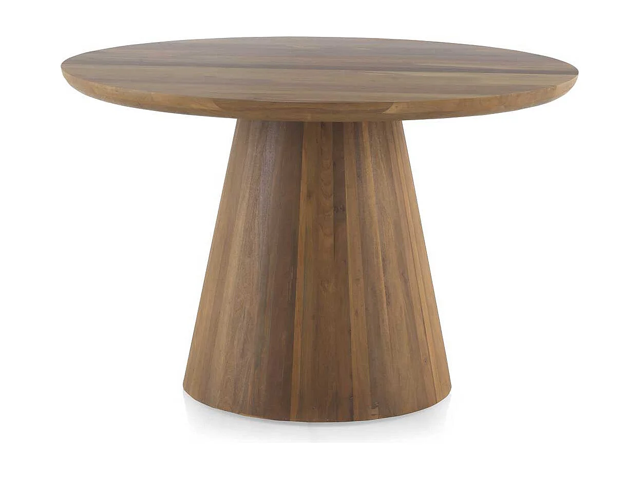 Table en bois massif jambul brun