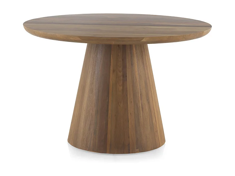 Mesa de madeira maciça castanha jambul