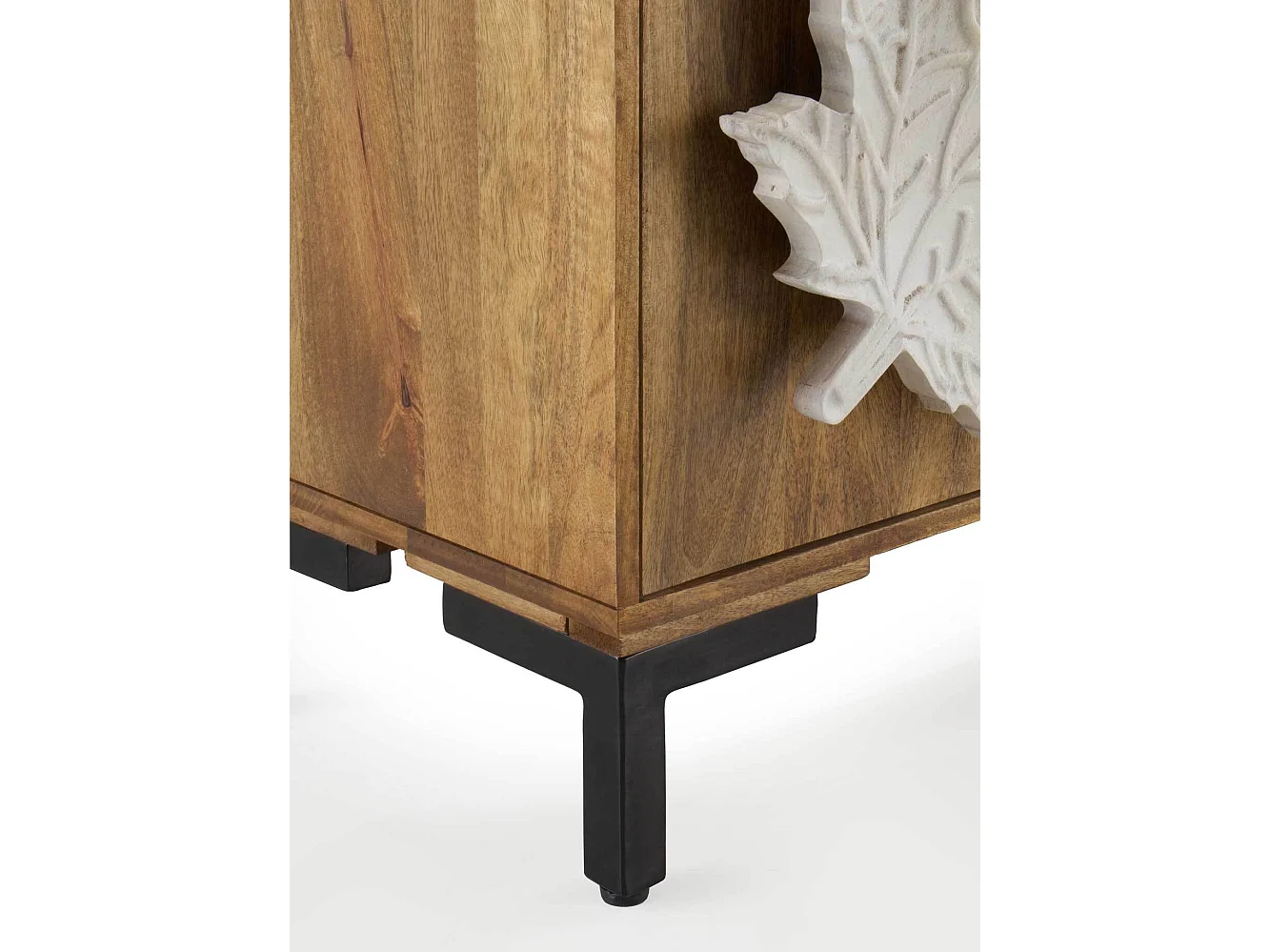 Sideboard aus massivem braunem Mangoholz