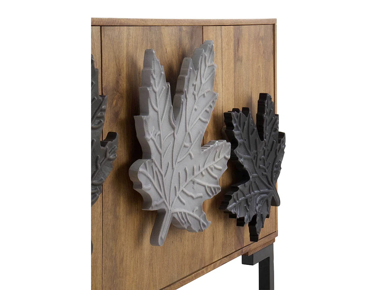 Sideboard aus massivem braunem Mangoholz