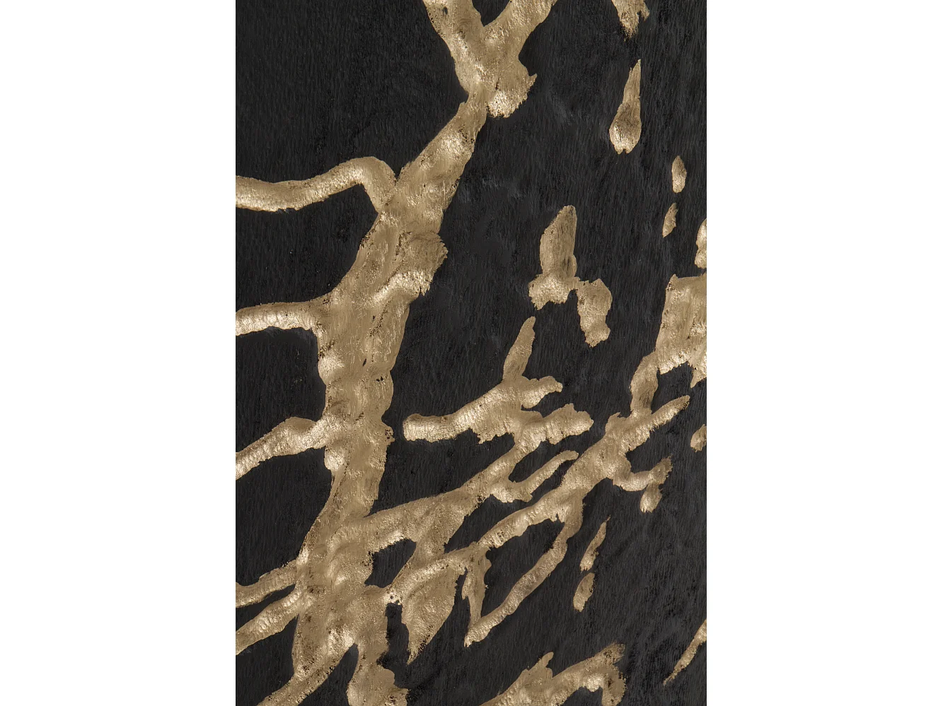 Credenza alta in legno di mango nero