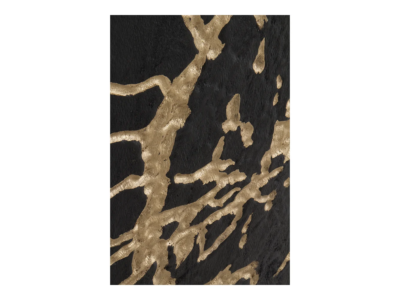 Aparador alto de madera de mango negro