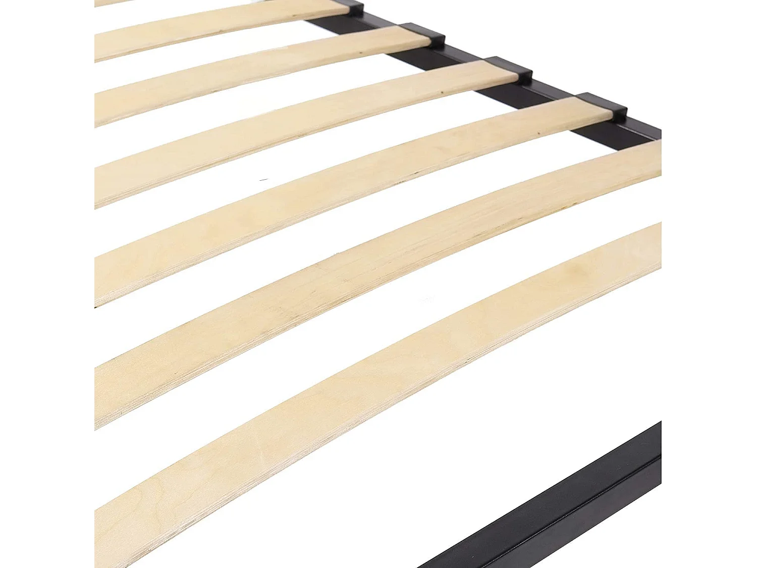 Sommier 140x190cm sans Pied - Sommiers à Lattes en Bois - 2x20 Lattes