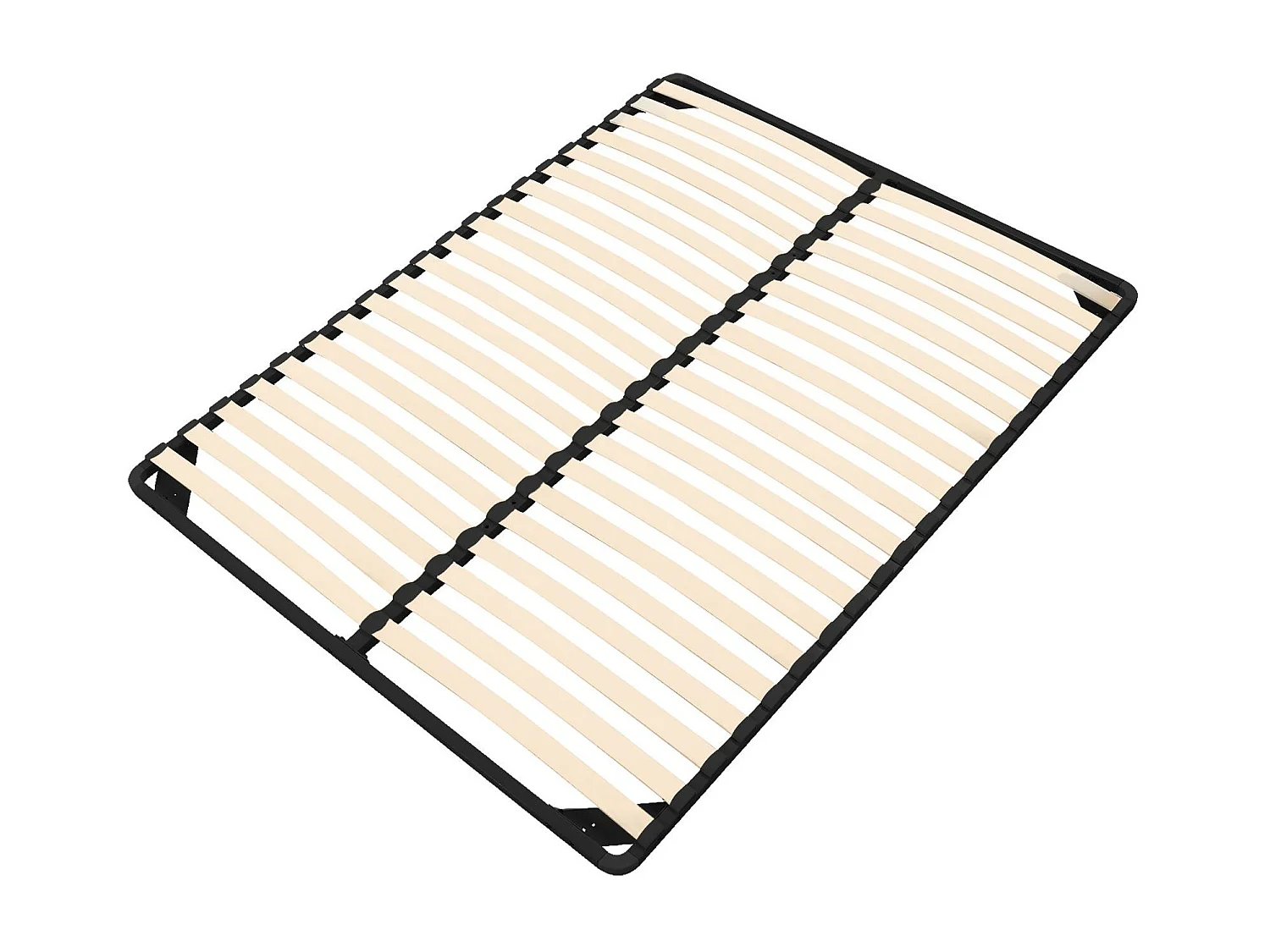 Sommier 140x190cm sans Pied - Sommiers à Lattes en Bois - 2x20 Lattes