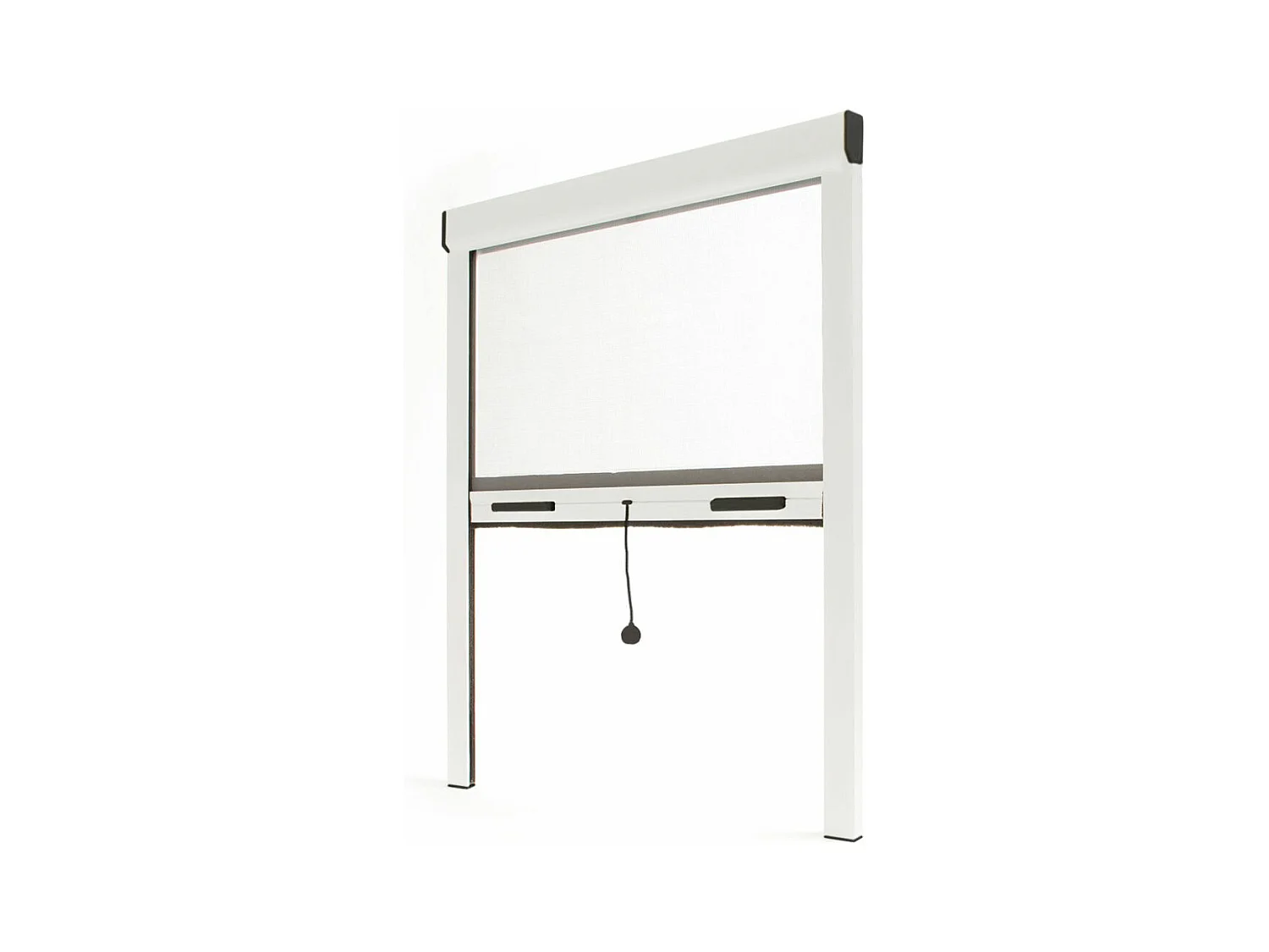 Store moustiquaire Recoupable Alu - L 150 x H230 cm - Blanc - Unitaire