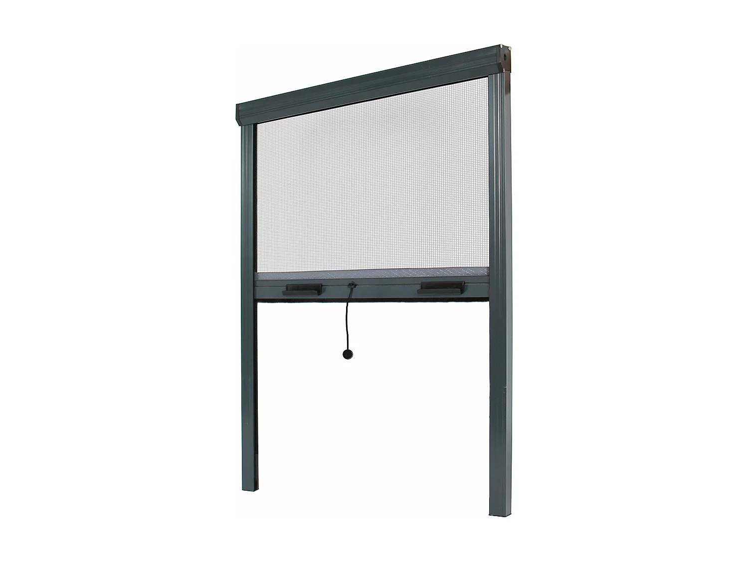 Store moustiquaire Recoupable Alu - L 150 x H 230 cm - Gris - Unitaire