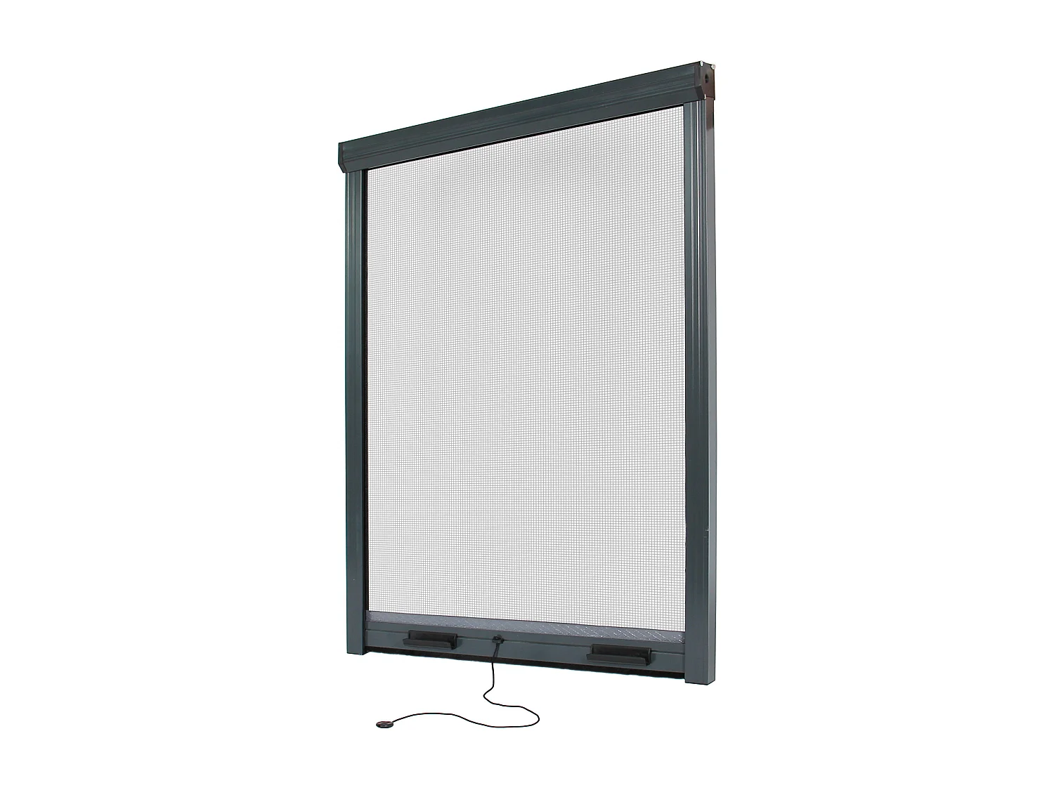 Store moustiquaire Recoupable Alu - L 150 x H 230 cm - Gris - Unitaire