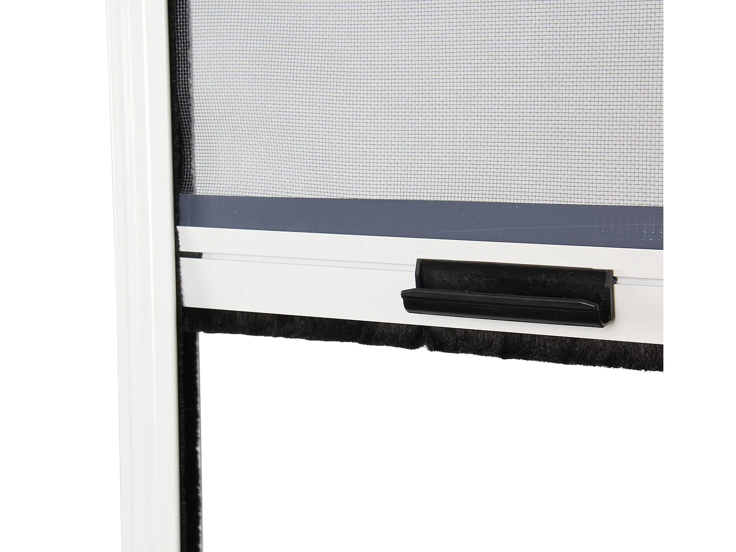 Store Moustiquaire Recoupable Alu - L 100 x H 160 cm - Blanc - Lot 2