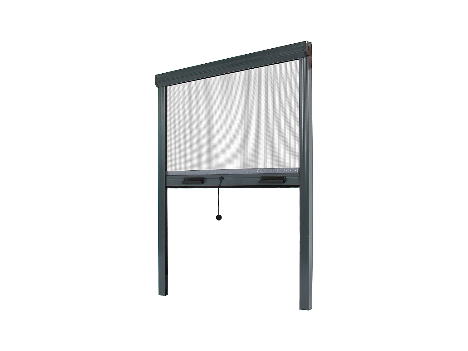 Store moustiquaire Recoupable Alu - L 100 x H 160 cm - Gris - Unitaire