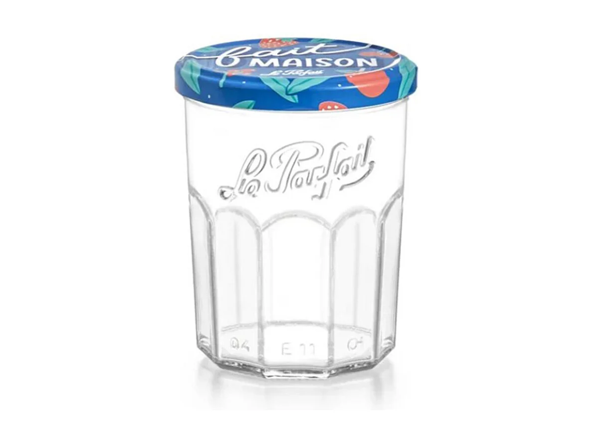 Conjunto de 6 frascos de vidro para geleia com tampas decoradas Le Parfait - 385ml