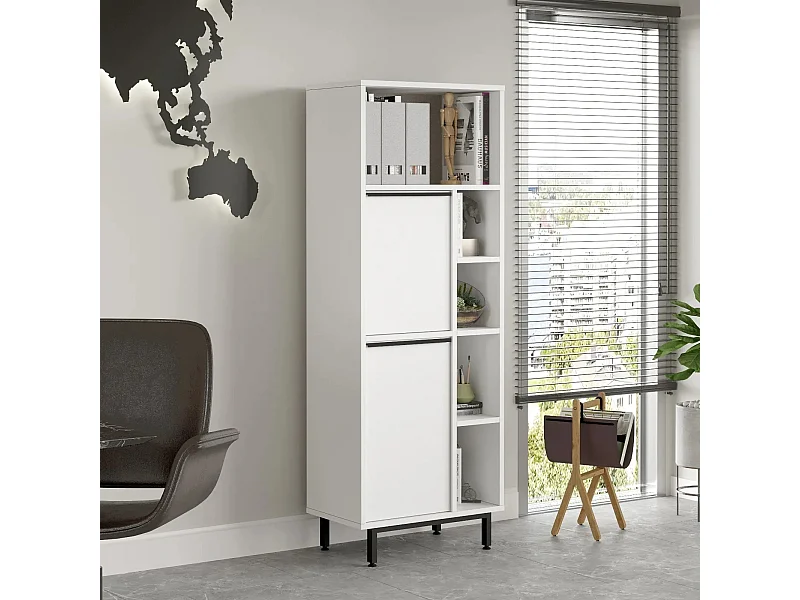 Gabinete multiusos On10B-W Blanco 160x45.1x35.5 cm