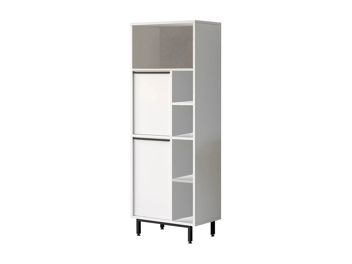 Bibliothèque Evelis L60cm Blanc