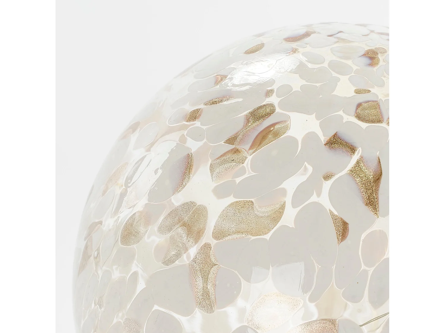 Bollamp van glas - 20 x Ø20 - Wit -