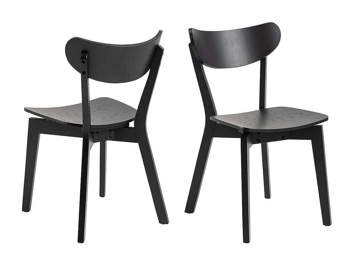 Ramse eetkamerstoel zwart.