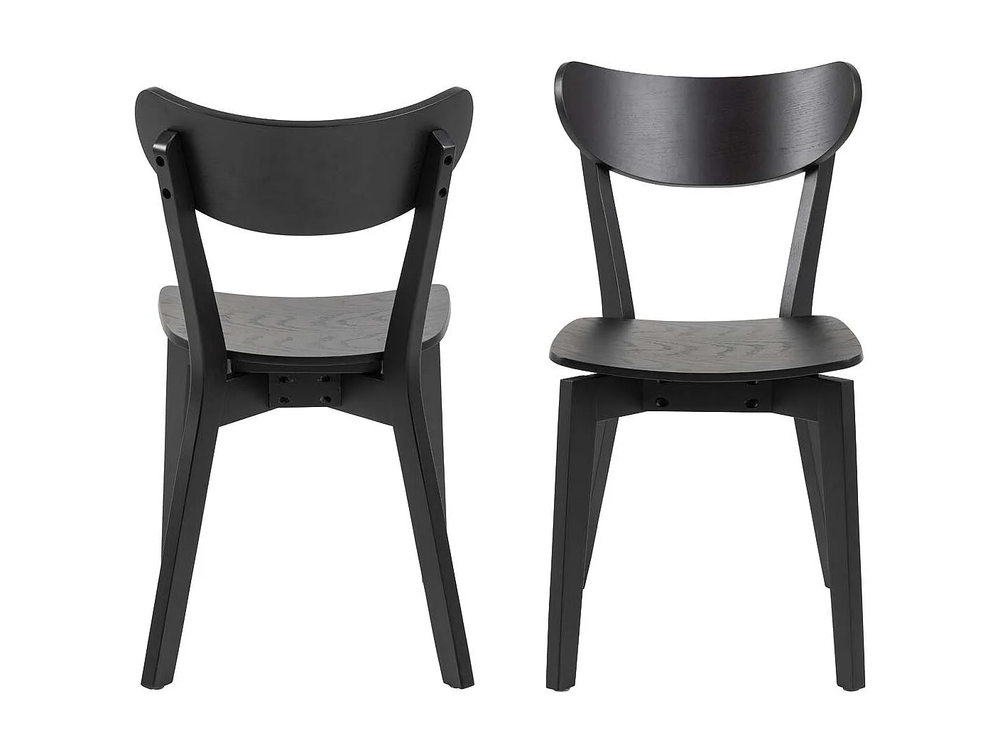 Ramse eetkamerstoel zwart.