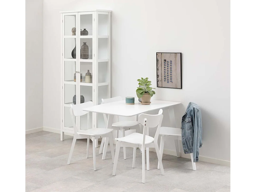 Ramse eetkamerstoel wit.