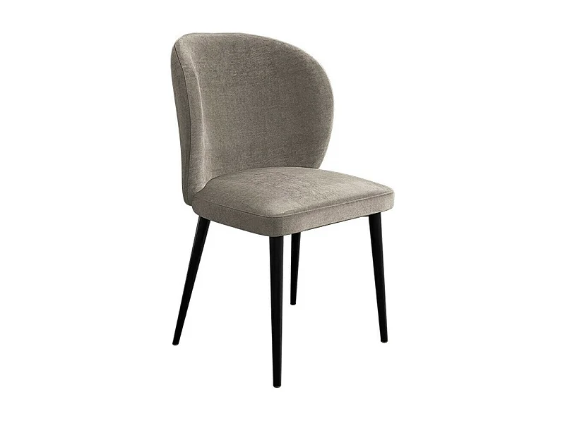 Chaise Jackson 104, 87x50x59cm, Tapisserie, Métallique