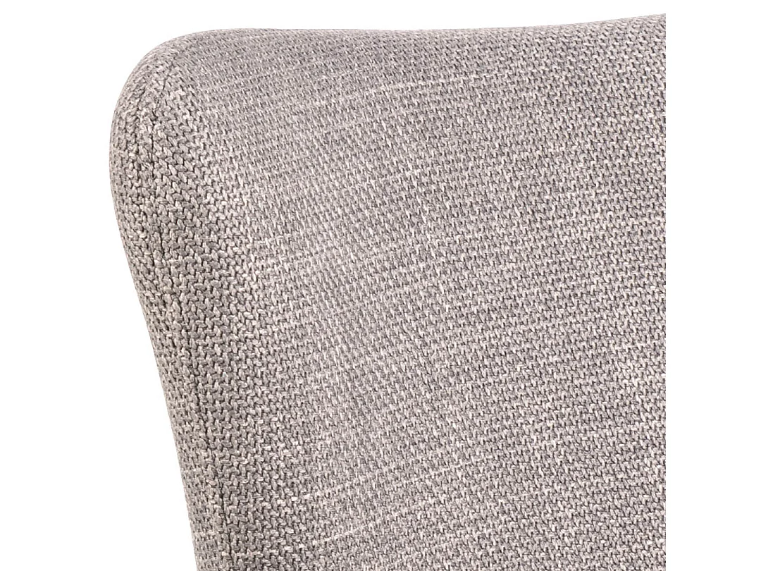 Laura chaise de salle à manger avec accoudoirs marron.