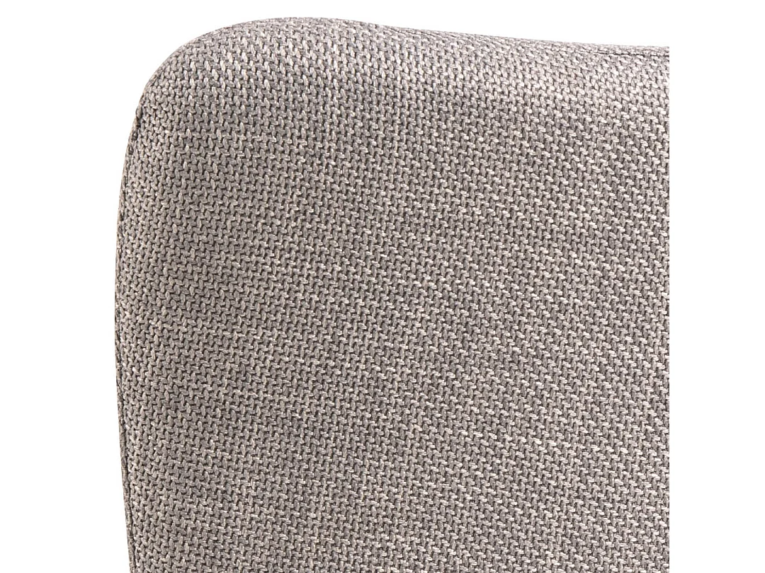 Laura chaise de salle à manger avec accoudoirs marron.