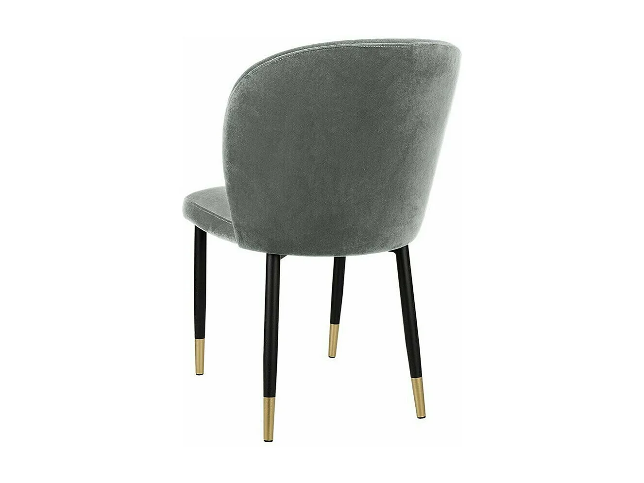 Chaise Jackson 104, 87x50x59cm, Tissu, Métallique