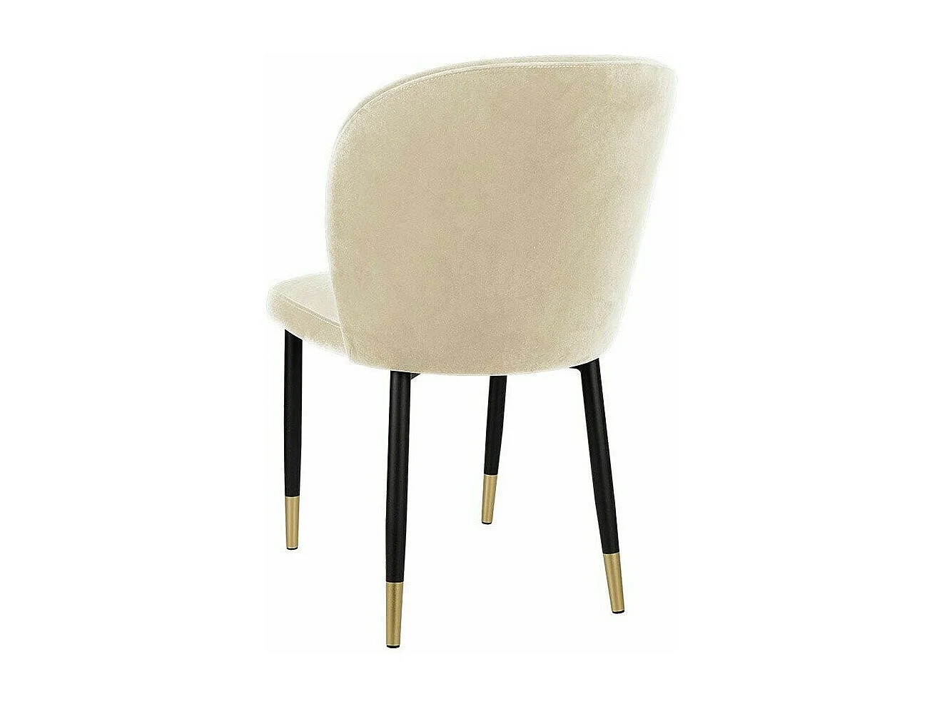 Chaise Jackson 104, 87x50x59cm, Tissu, Métallique