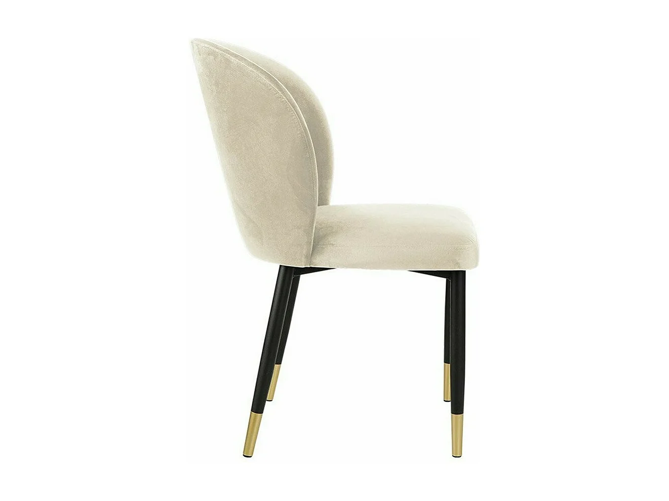 Chaise Jackson 104, 87x50x59cm, Tissu, Métallique