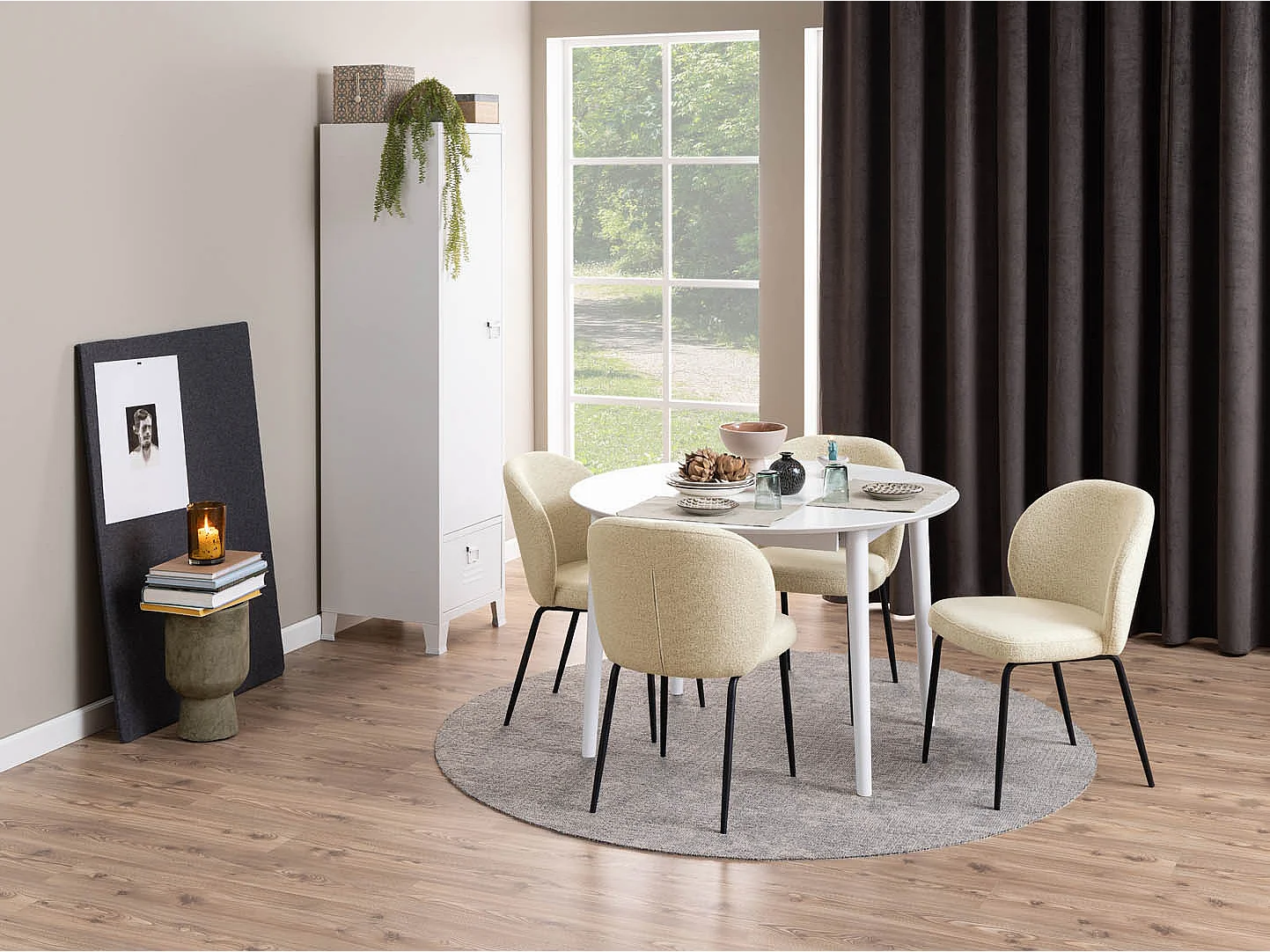 Patricia Esszimmerstuhl beige.