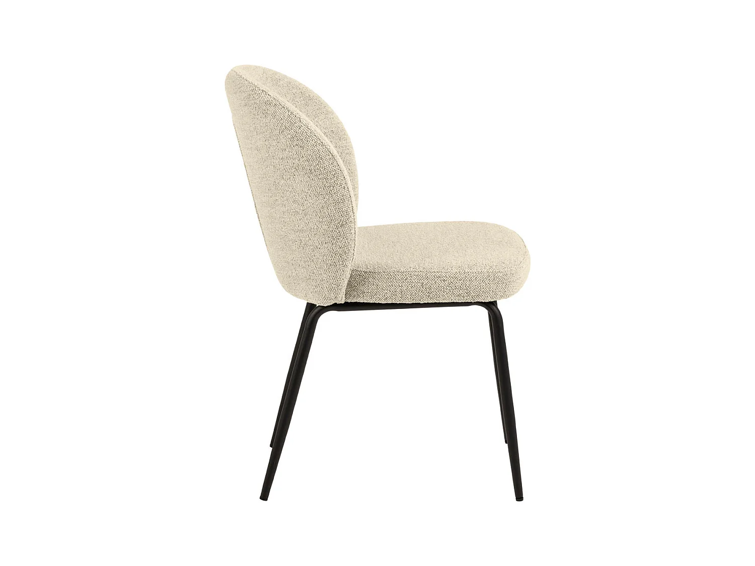 Patricia chaise de salle à manger beige.