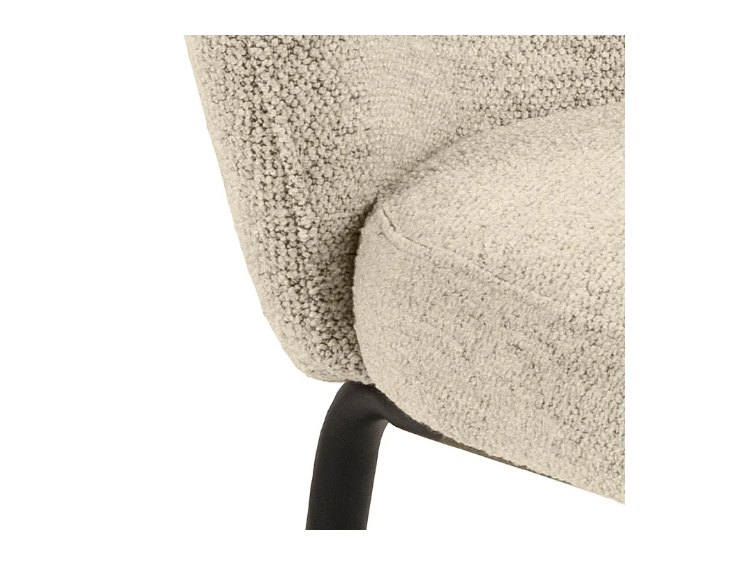 Patricia chaise de salle à manger beige.