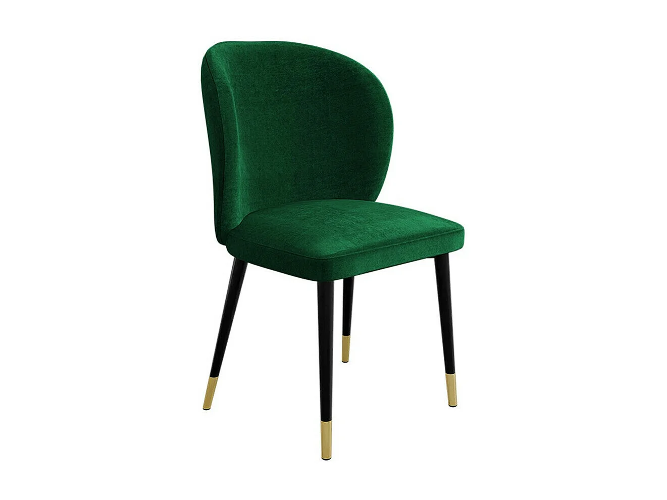 Chaise Jackson 104, 87x50x59cm, Tissu, Métallique