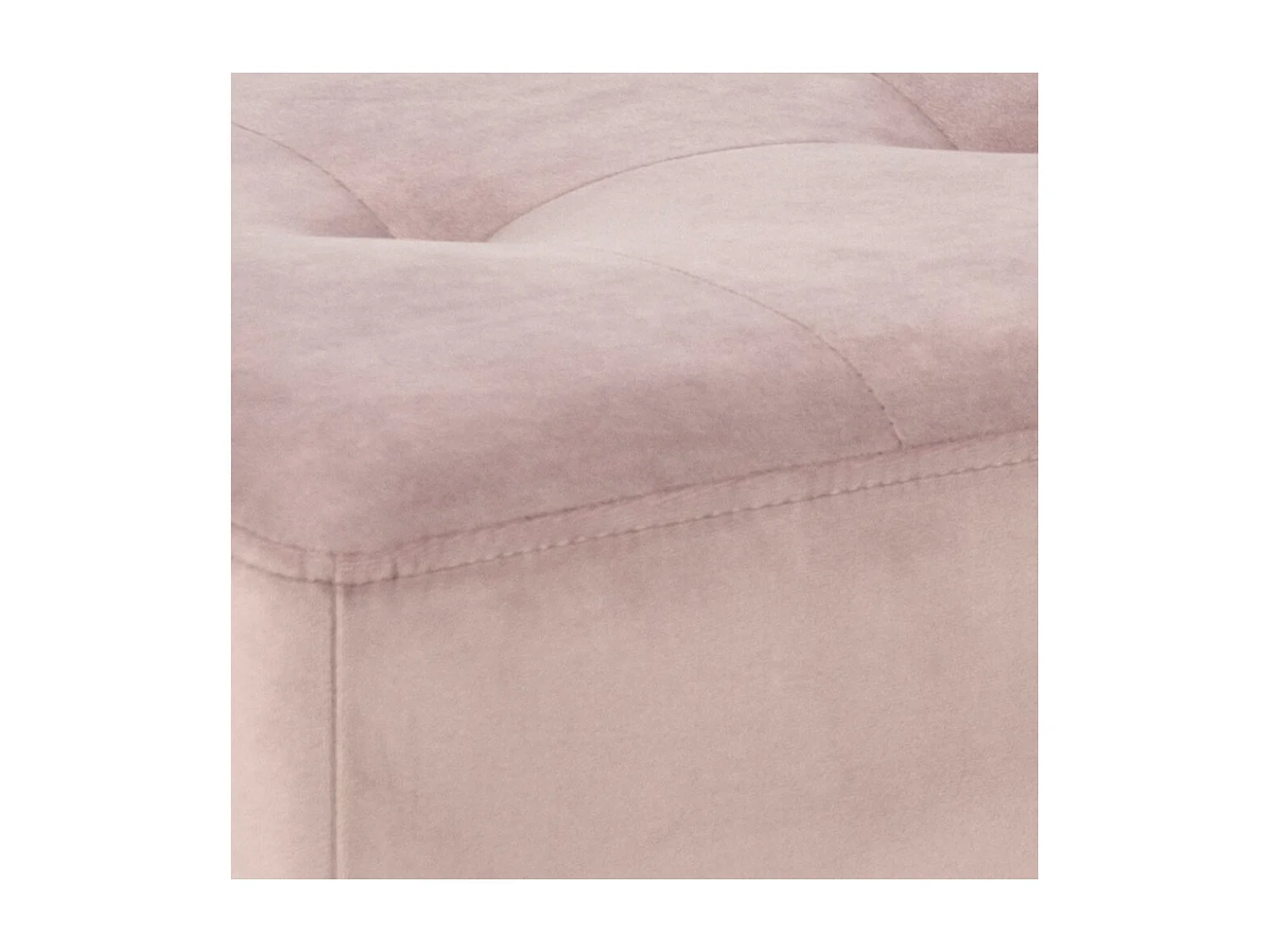 Glory Sitzbank Velours dusty rose.