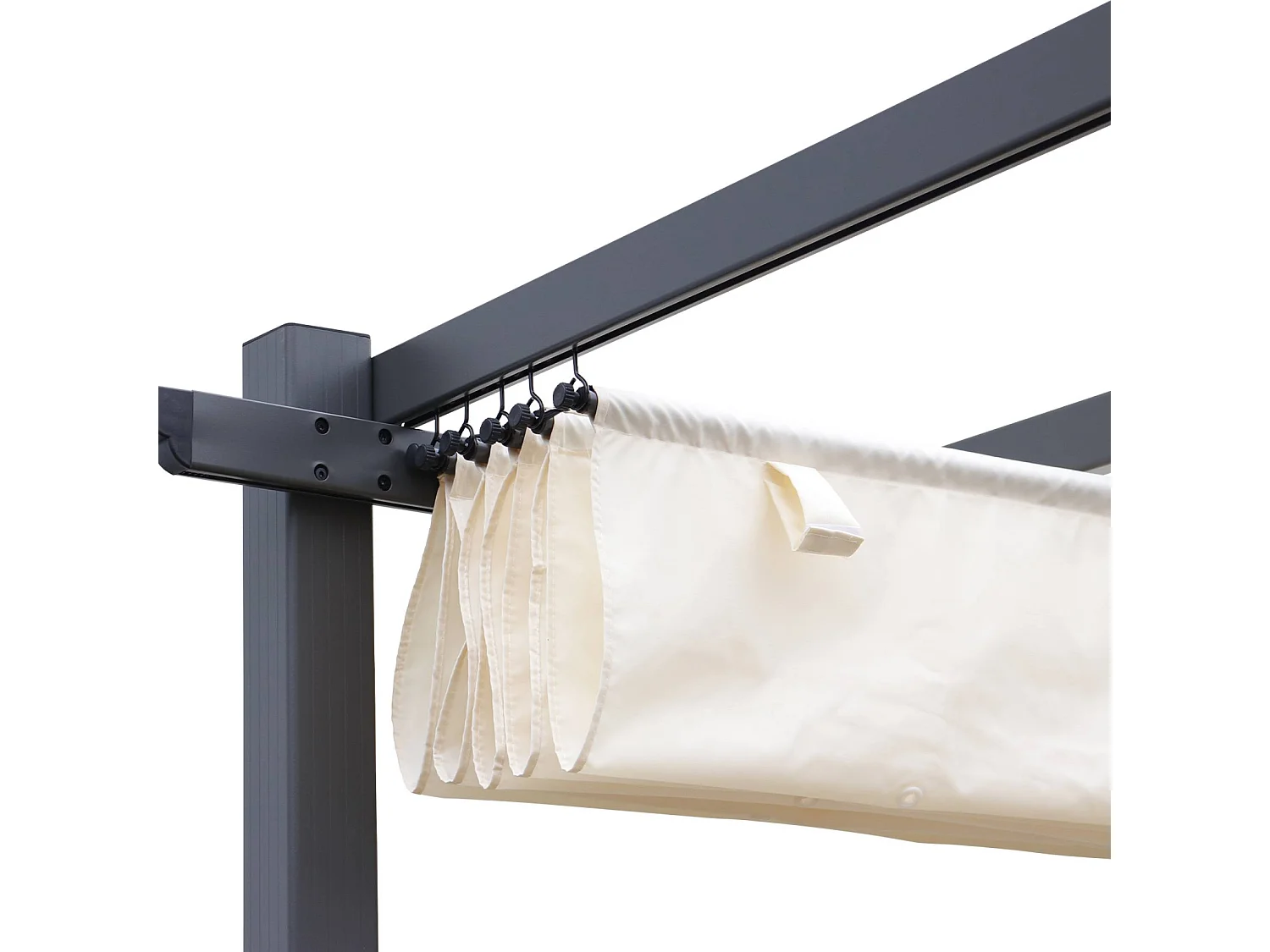 Copertura del tetto a pergola isla 3x3m, ecrù