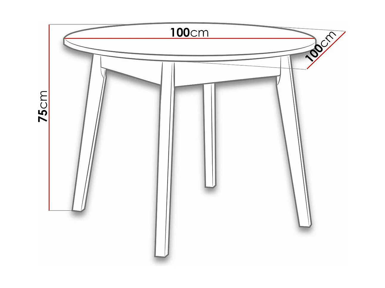 Table Victorville 128, Chêne petit-fils|Noir, 75cm, Stratifié, Bois