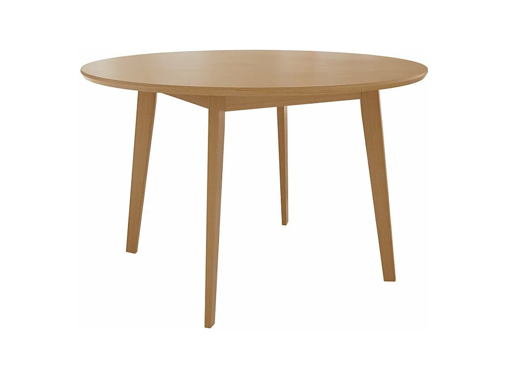Table Racine 133, Marron, 76cm, MDF, Bois