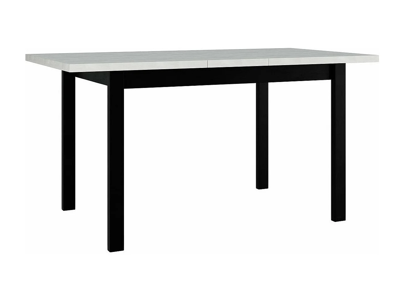 Table Victorville 125, Grandson chêne|Noir, 78x80x120cm, Disponible, Stratifié, Bois