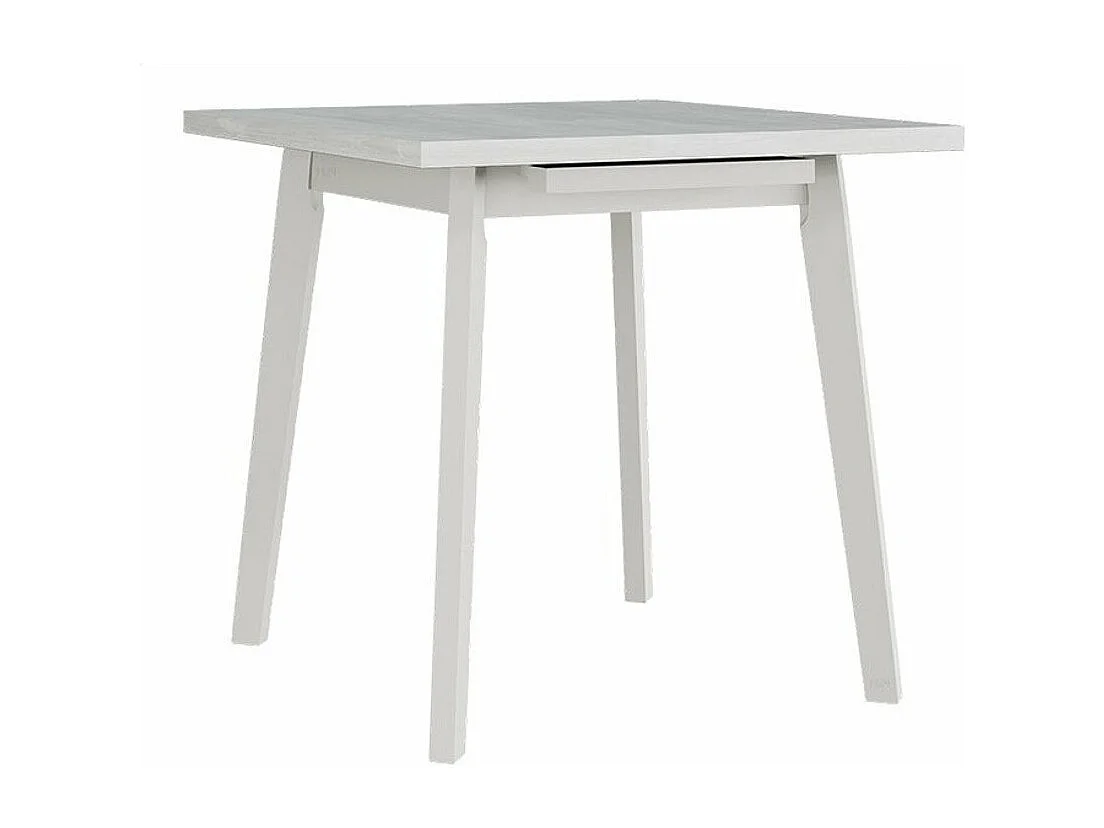 Mesa Victorville 183, Blanco, 75x80x80cm, Alargamiento, Aglomerado laminado, Madera