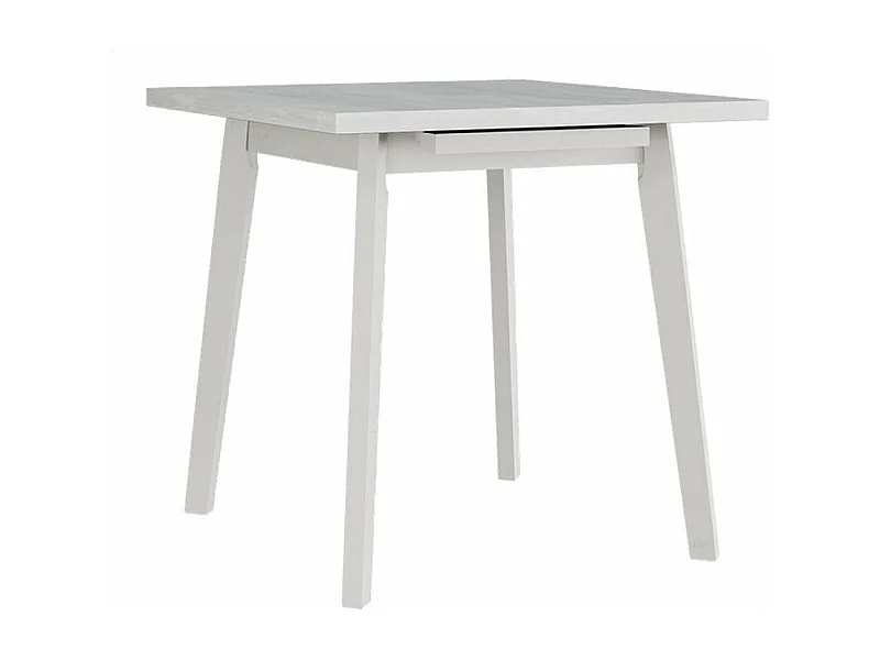 Mesa Victorville 183, Blanco, 75x80x80cm, Alargamiento, Aglomerado laminado, Madera