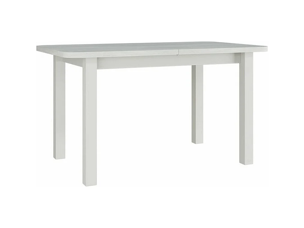 Table Victorville 123, Blanc, 76x80x140cm, Allongement, Stratifié, Bois