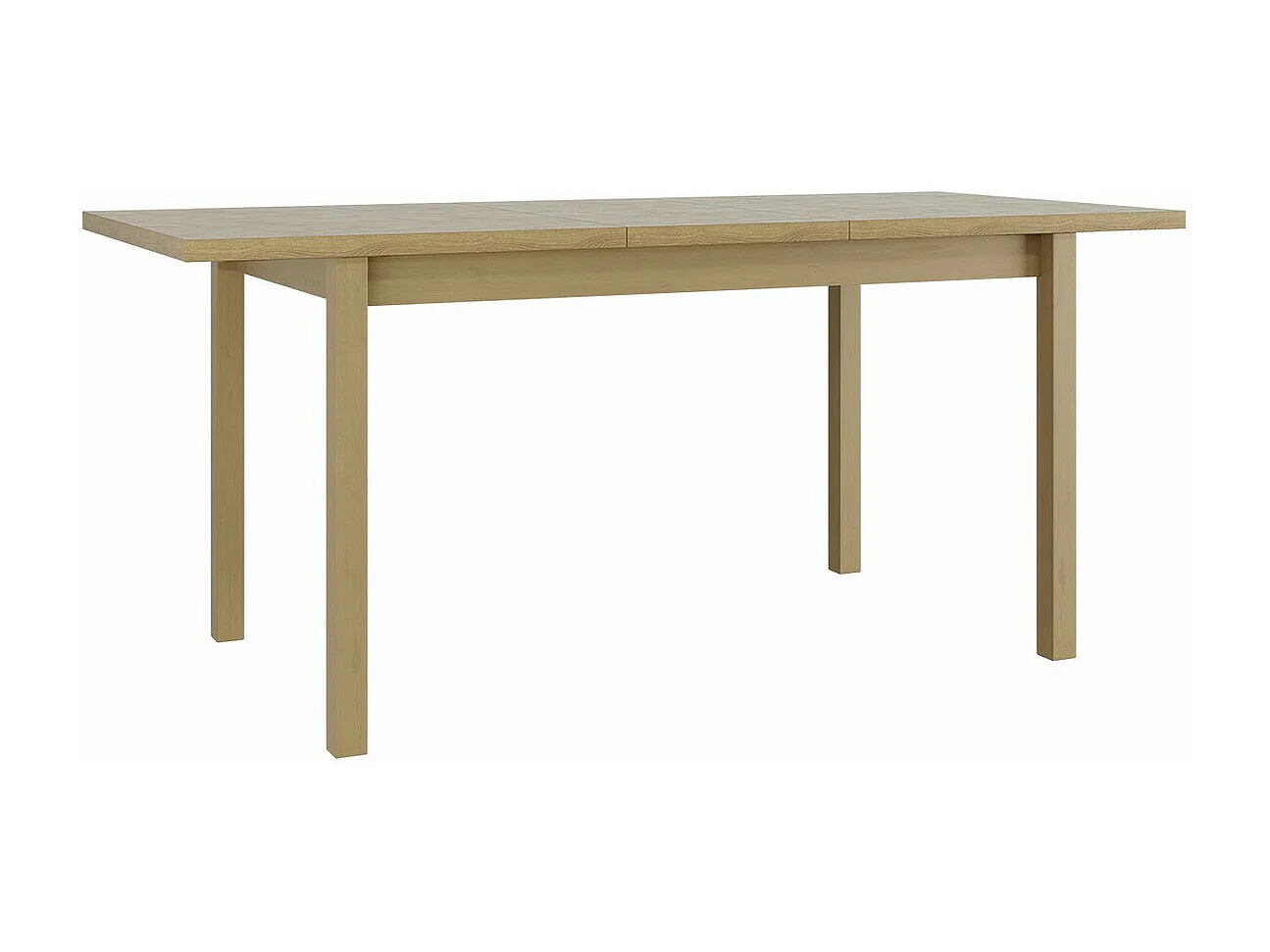Table Victorville 122, Aulne, 78x80x140cm, Disponible, Stratifié, Bois
