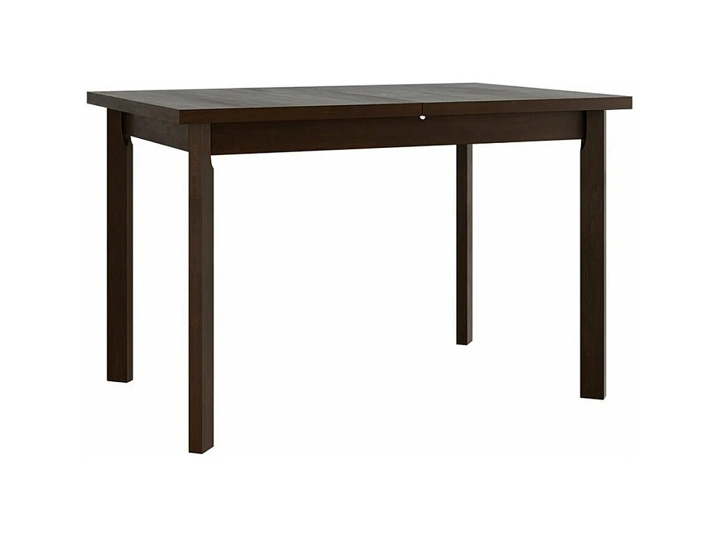 Mesa Victorville 131, Nuez, 78x80x120cm, Alargamiento, Aglomerado laminado, Madera