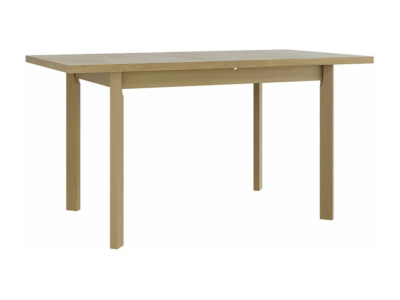 Mesa Victorville 131, Roble Sonoma, 78x80x120cm, Alargamiento, Aglomerado laminado