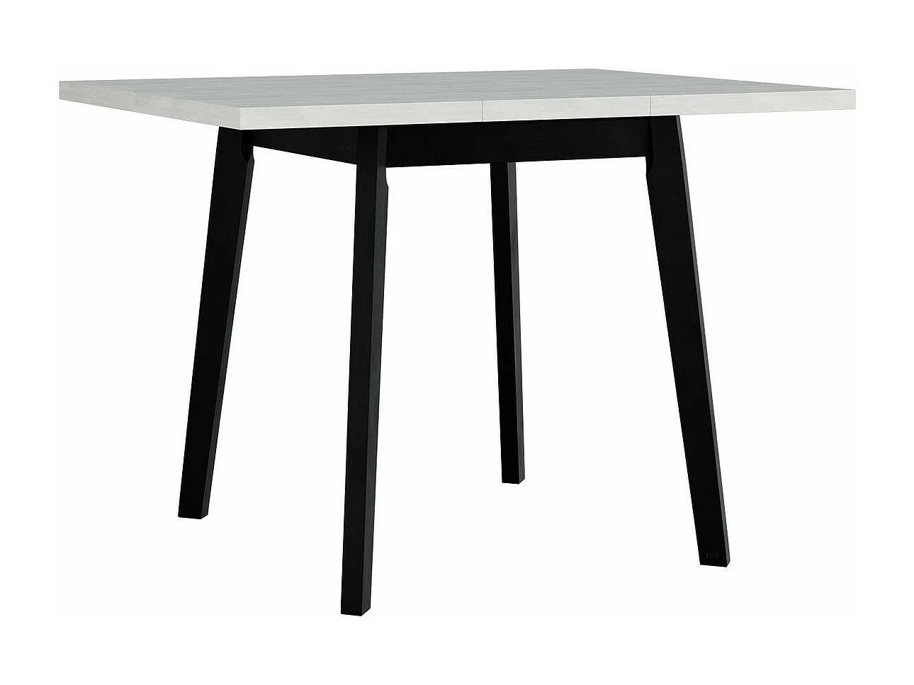 Tavolo Victorville 183, Sonoma quercia|Nero, 75x80x80cm, Con, Truciolare laminato, Legno