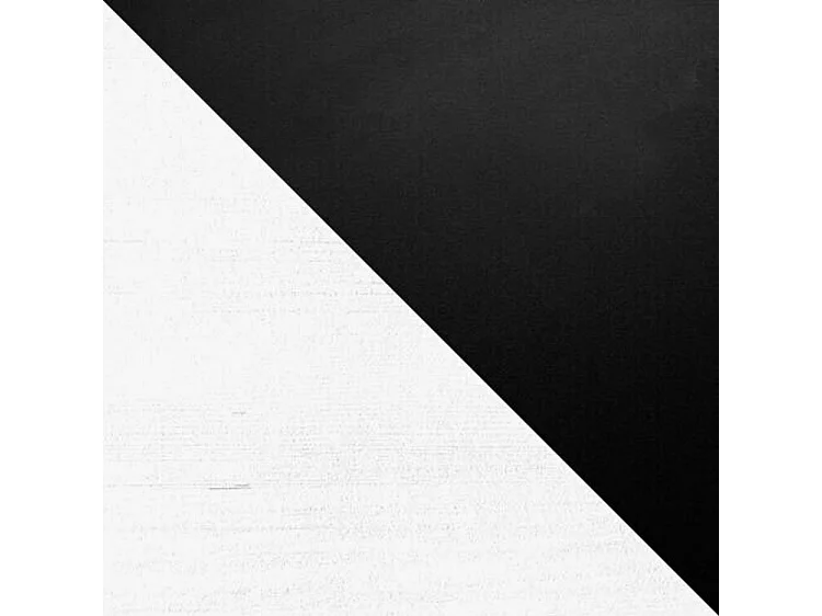 Mesa Victorville 327, Negro|Blanco, 78x92x160cm, Alargamiento, Aglomerado laminado, Metal