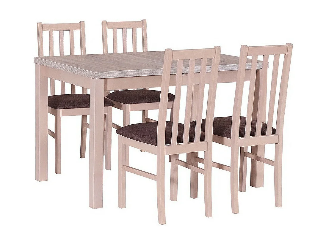 Mesa Victorville 119, Roble Sonoma, 76x70x120cm, Aglomerado laminado, Madera