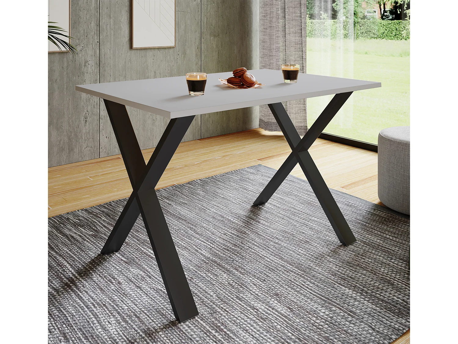 Tavolo da pranzo in legno Tavolo da cucina Xona X 140x80