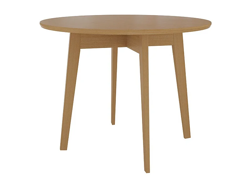 Table Racine 117, Marron, 75cm, MDF, Bois