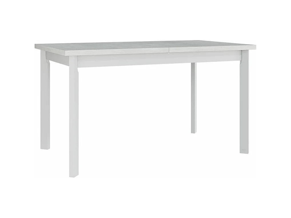 Table Victorville 106, Blanc, 76x92x160cm, Allongement, Stratifié, Bois