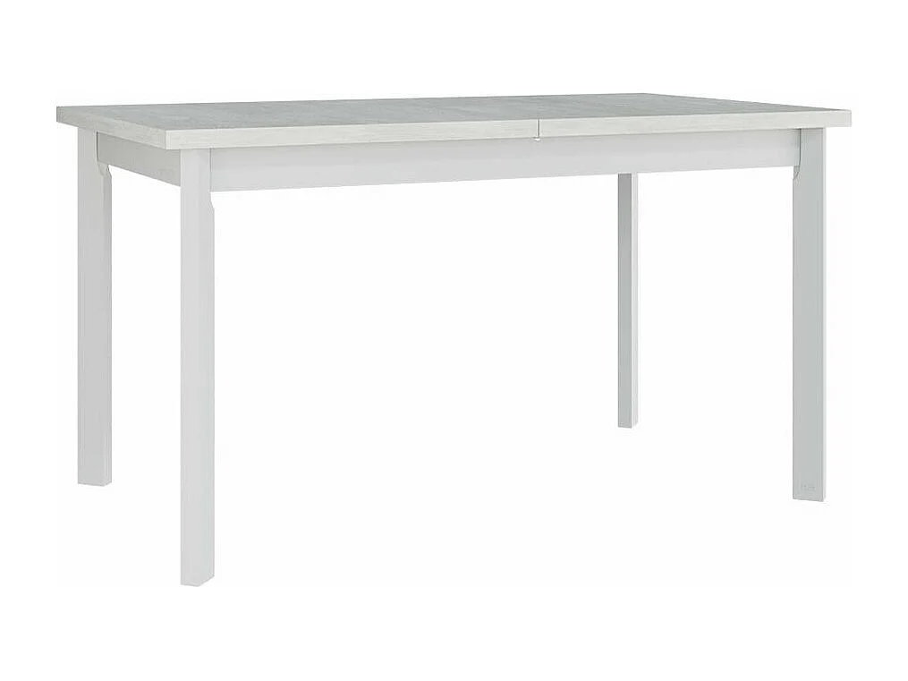 Table Victorville 132, Blanc, 78x80x140cm, Allongement, Stratifié, Bois