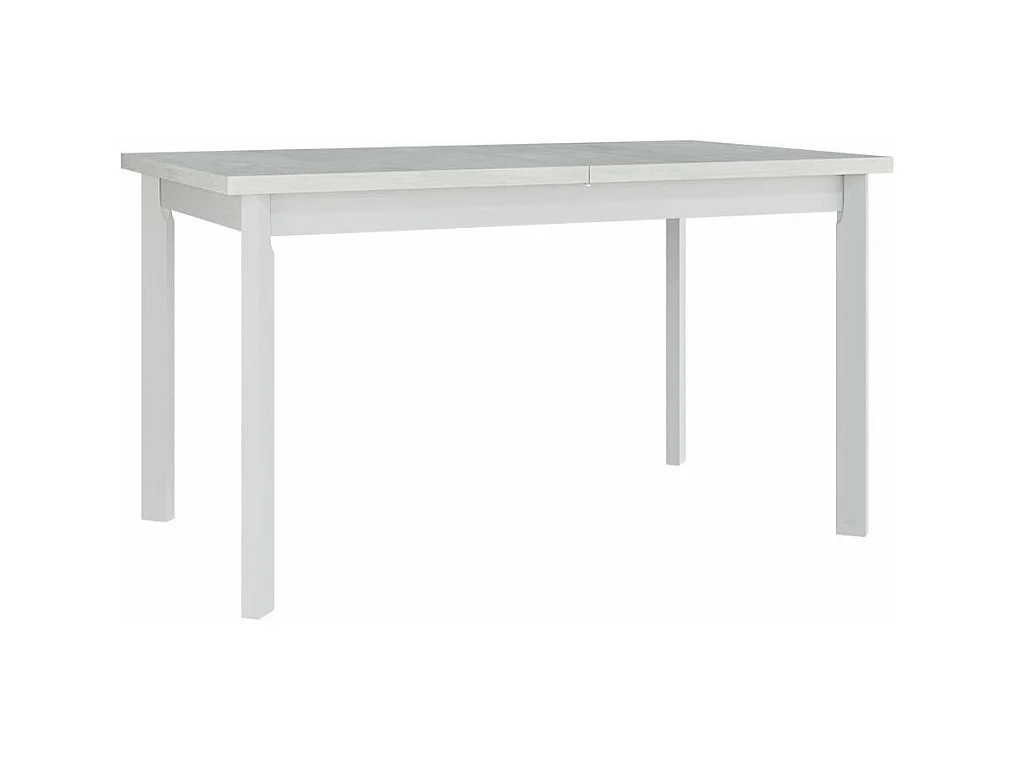 Table Victorville 132, Blanc, 78x80x140cm, Allongement, Stratifié, Bois